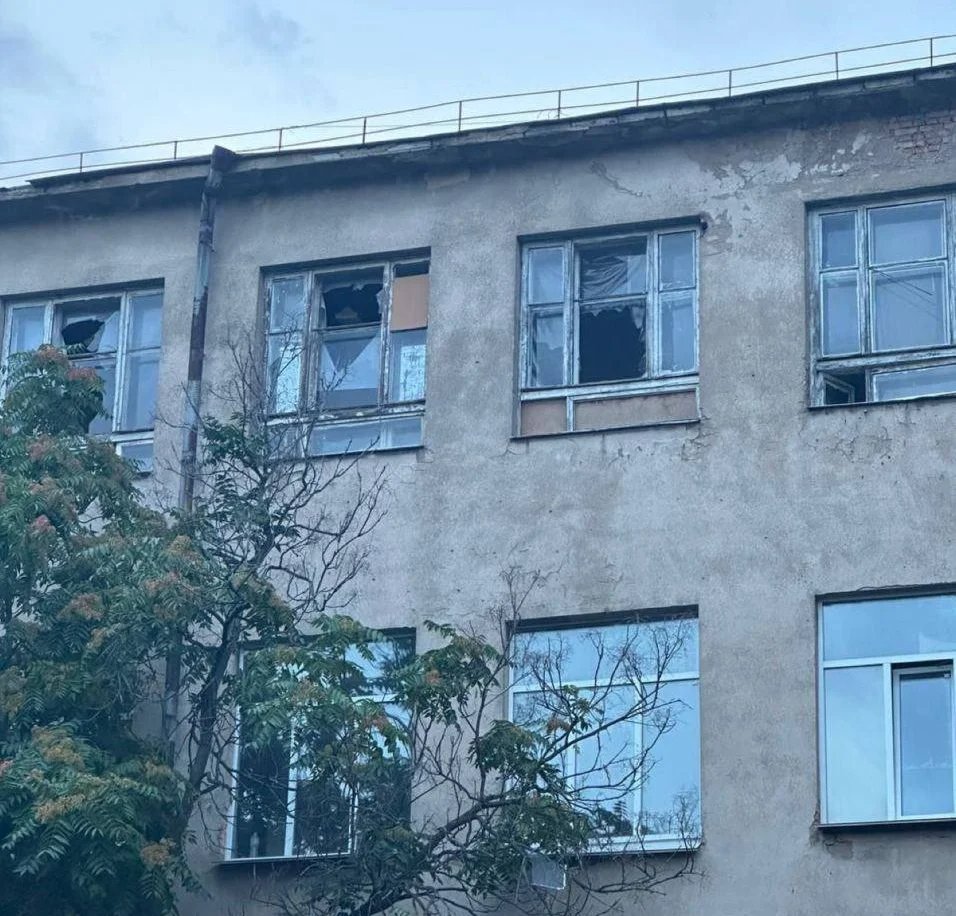 Damaged caused by the Odesa attack. Photo:  Novosti Odesa