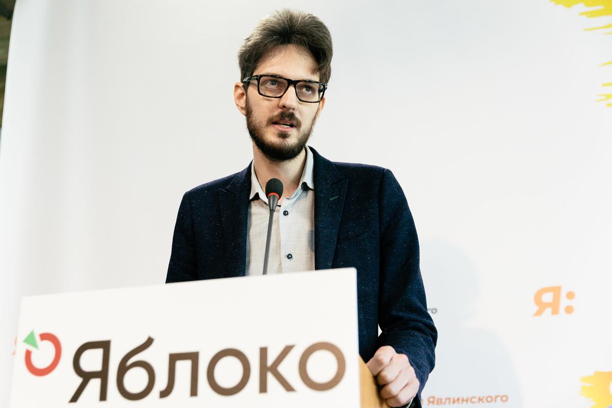 Максим Кац в 2018 году. Фото:  Партия «Яблоко»