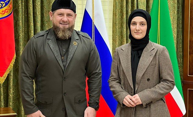 Рамзан Кадыров с дочерью Айшат. Фото: grozny.tv