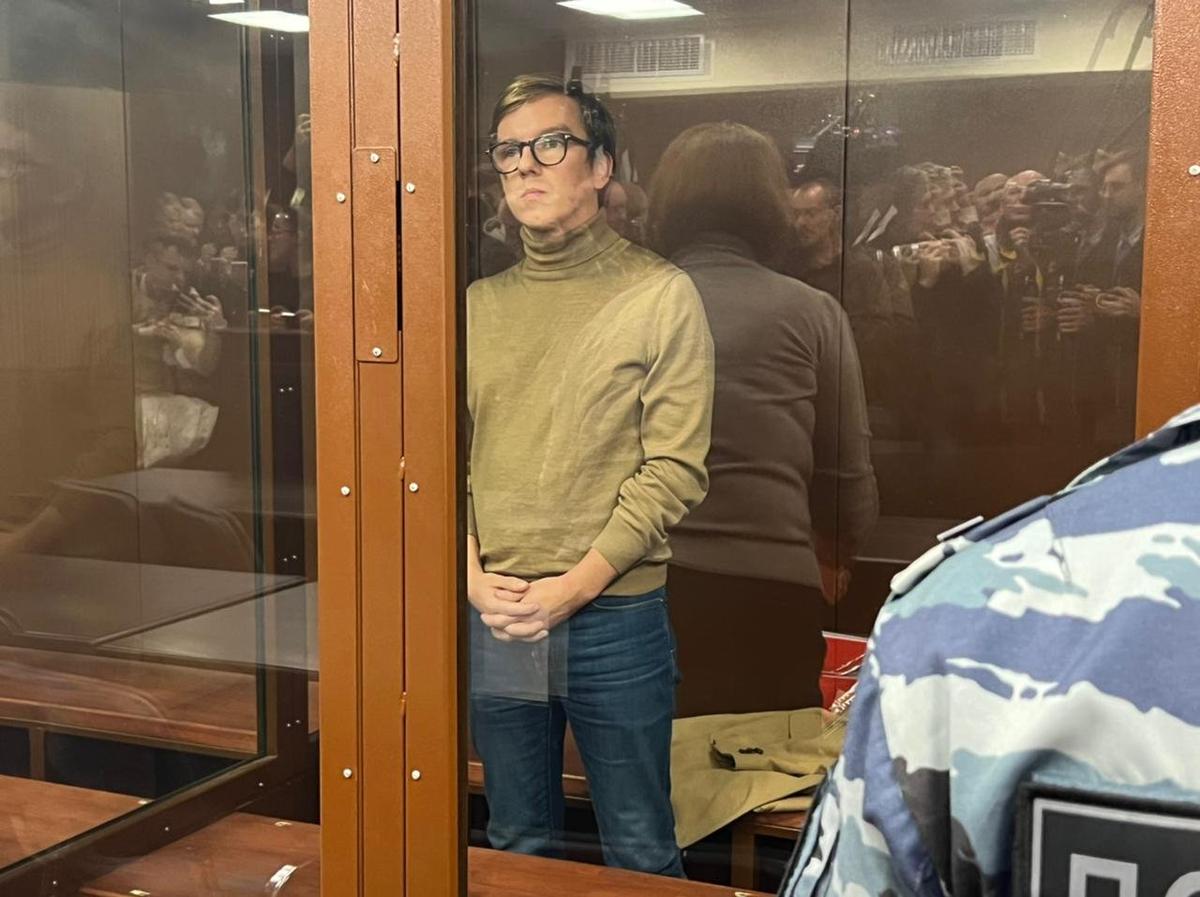 Кирилл Суханов во время заседания суда. Фото:  Telegram