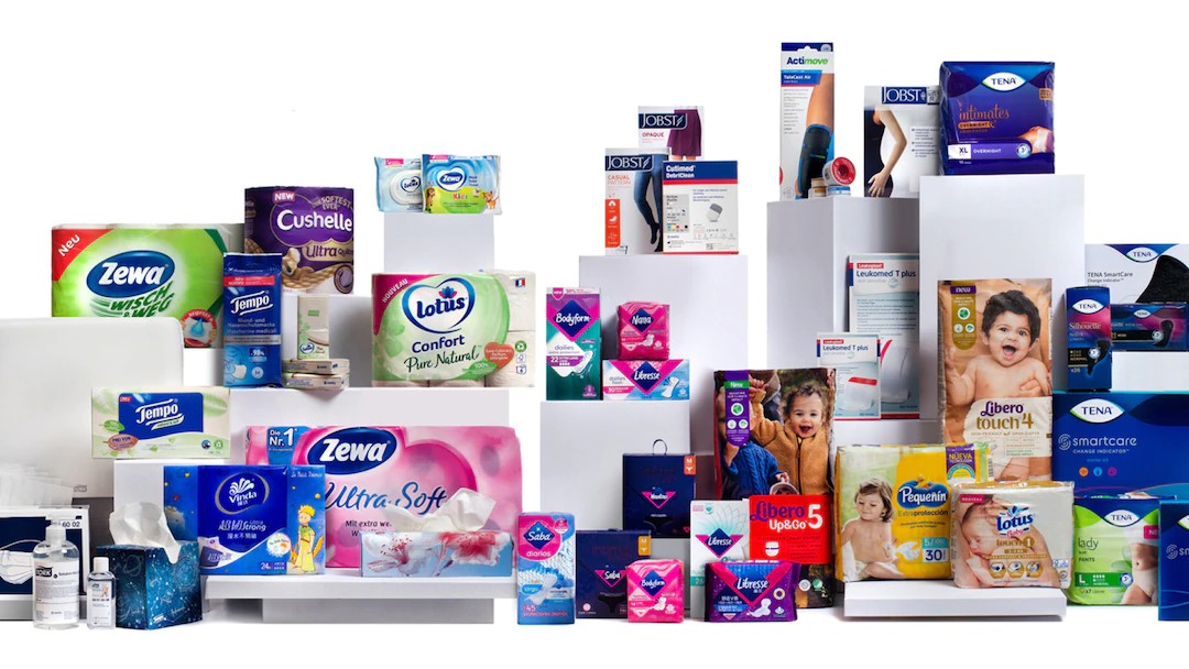 Бренды Essity. Фото: сайт компании