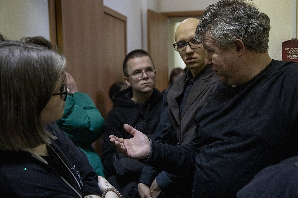 Группа поддержки Дарьи в суде. Фото: Дмитрий Цыганов