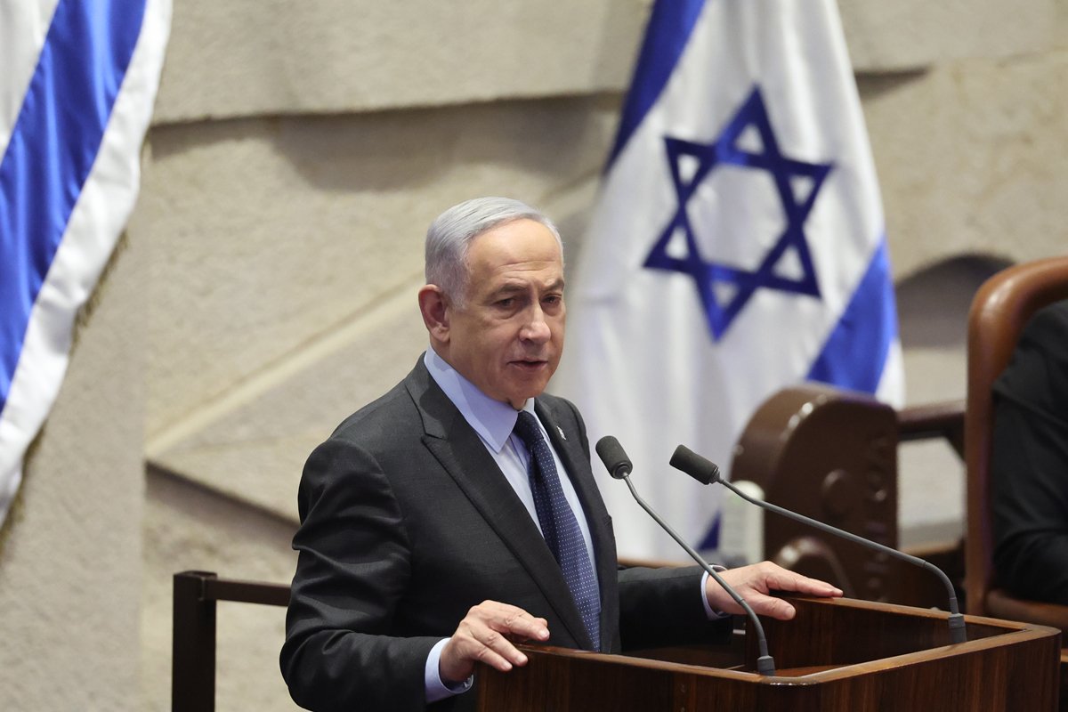 Премьер-министр Израиля Биньямин Нетаньяху, 19 февраля 2024 года. Фото: Abir Sultan / EPA-EFE
