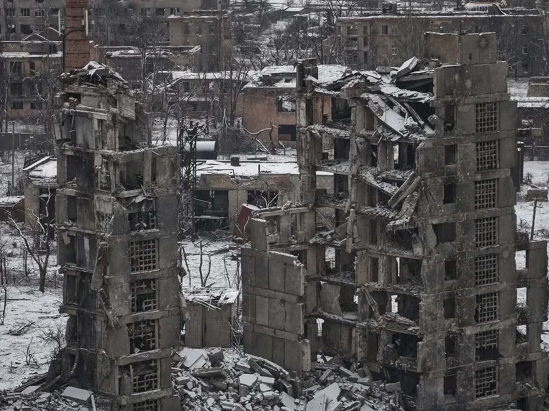 The ruins of Toretsk, in Ukraine’s Donetsk region. Photo: Ukrinform