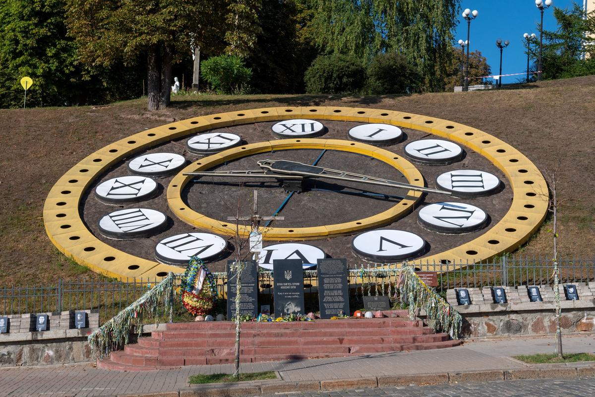 Аллея Небесной Сотни. Киев, 24 августа 2022 г. Фото: Йенс Альструп, специально для «Новой газеты. Европа»