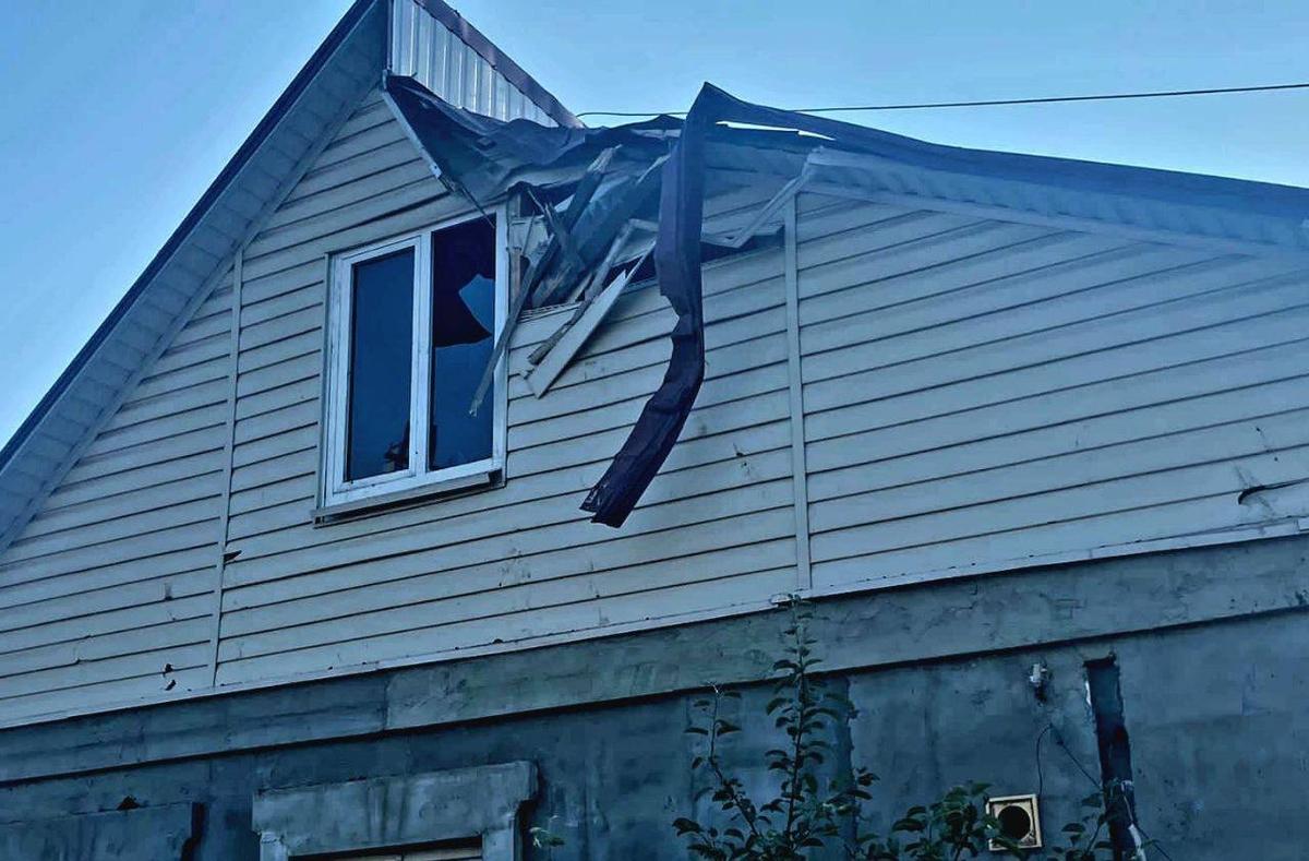 Последствия удара по Криворожскому району Днепропетровской области. Фото:  глава ОВА Сергей Лисак / Telegram