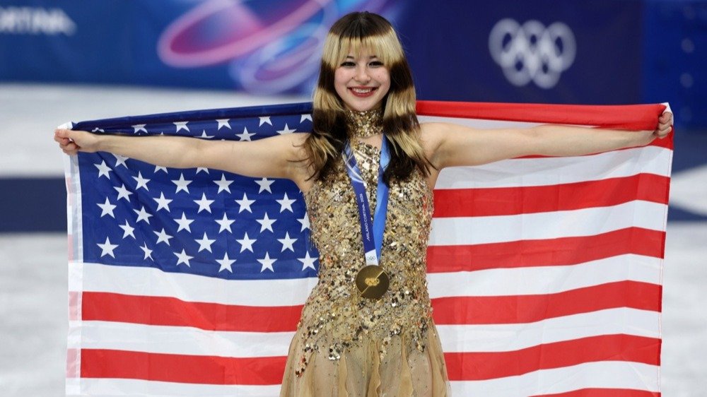 Алиса Лью выиграла золото во время Олимпиады в женском фигурном катании. Россия впервые за 66 лет оказалась без медалей