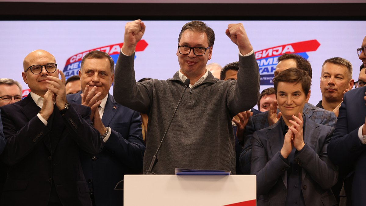 На парламентских выборах в Сербии партия Вучича снова получила большинство
