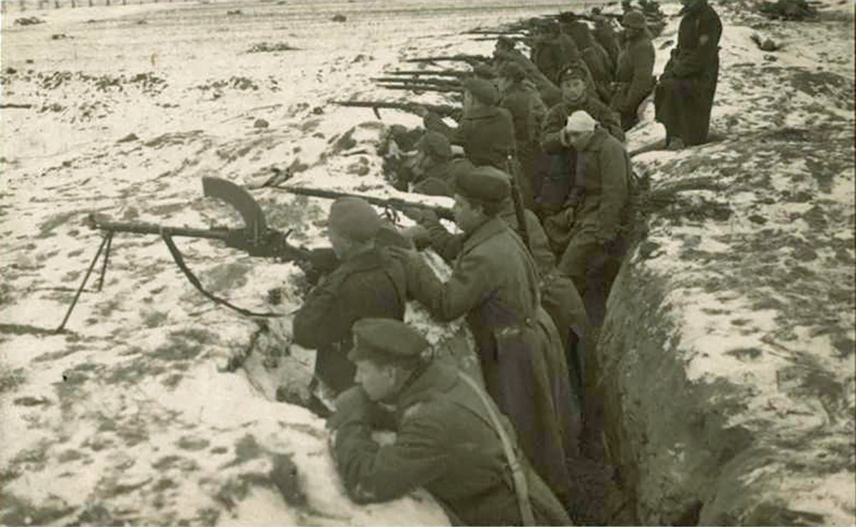 Эстонские воины в ожидании наступления врага.1919 год. Эстонская освободительная война. Фото: общественное достояние / Wikimedia