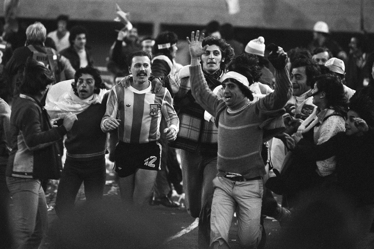 Финал Кубка мира в Буэнос-Айресе, 25 июня 1978 года. Фото: Herve Tardy / Gamma-Rapho / Getty Images