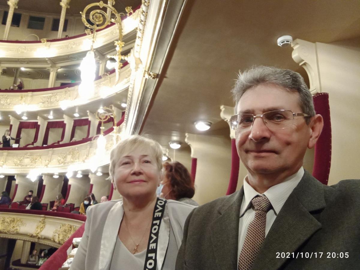 Евгения и Анатолий в киевском театре до войны. Фото из личного архива
