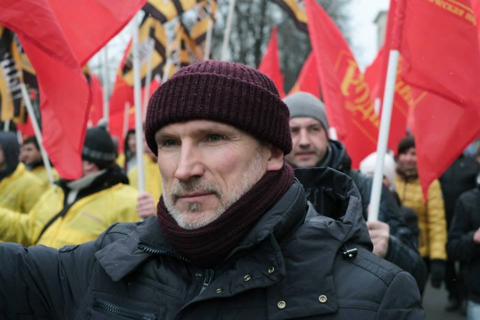 На патриотическом марше «Русские идут!» партии «Родина». 2 марта 2014 г. Фото:  Facebook