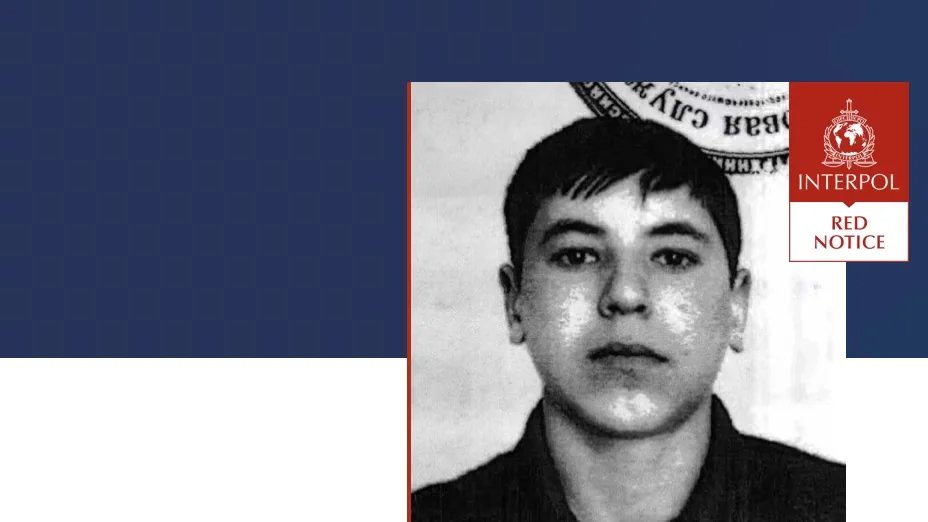 Imran Albakov. Screenshot: Interpol