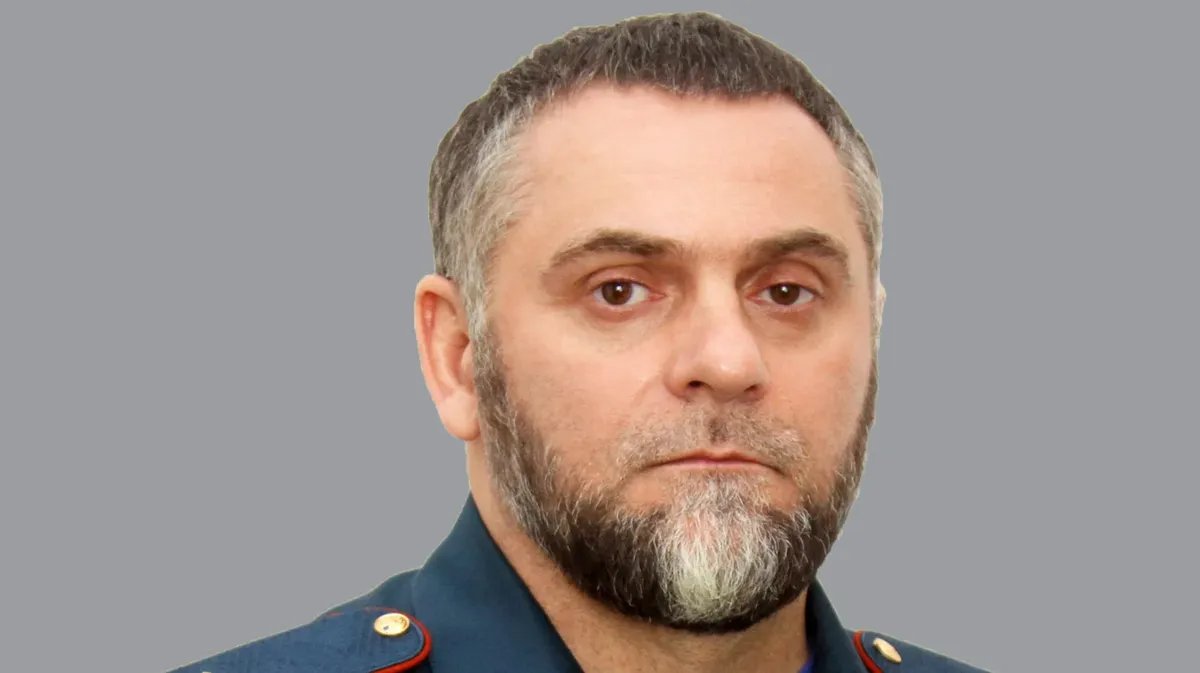 Alikhan Tsakaev. Photo: Chechnya’s Emergency Situations Ministry