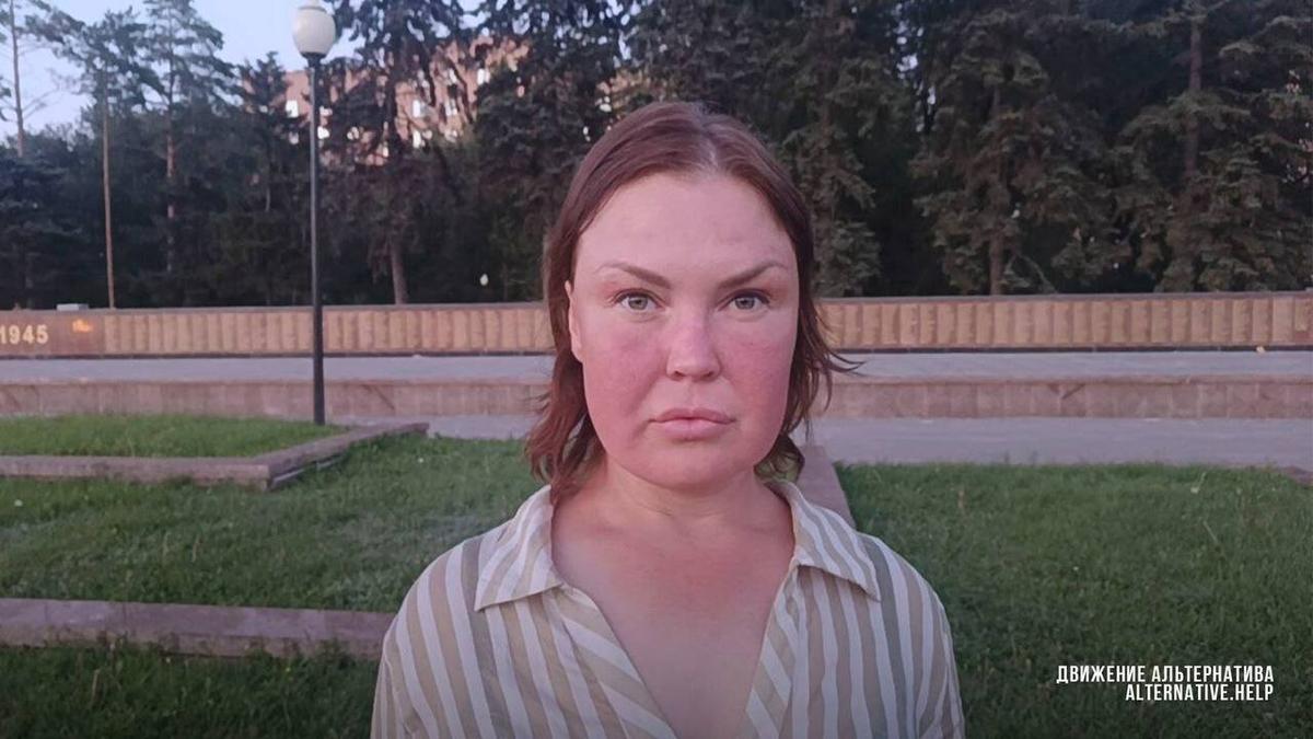 Женщина, освобожденная из рабства на ферме в Воронежской области. Фото: Движение Альтернатива / Telegram
