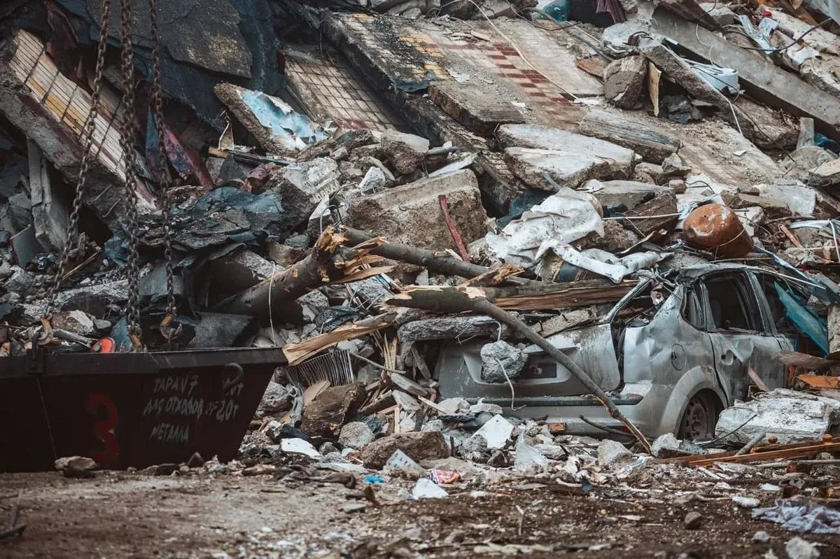 Building rubble. Photo:  Telegram