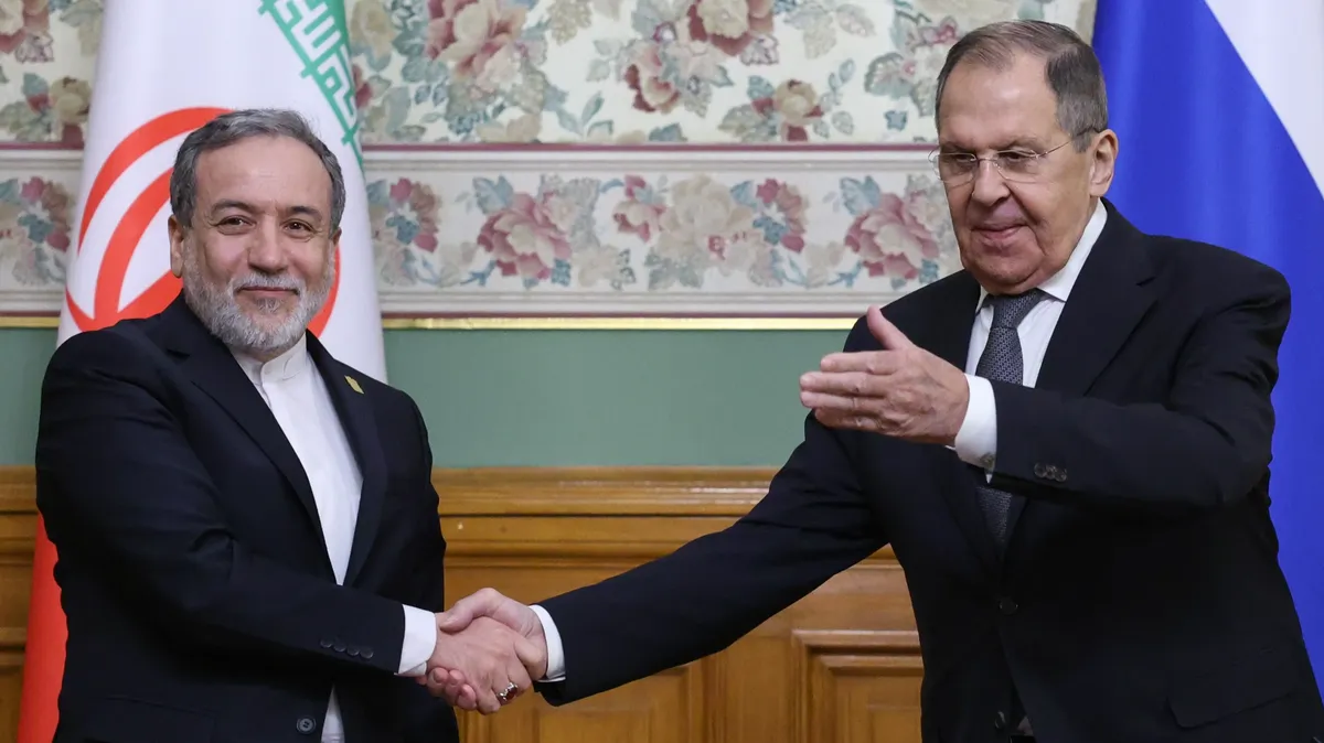 Russia’s Lavrov urges de-escalation in call with Iranian foreign minister