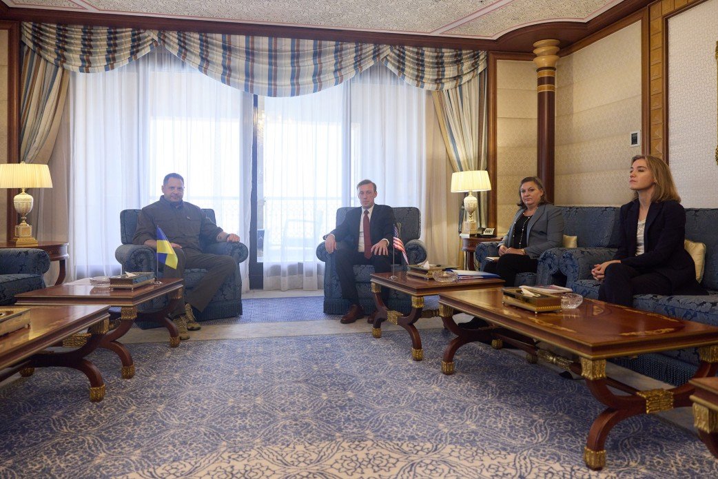 Андрей Ермак и Джейк Салливан. Фото:  Президент Украины