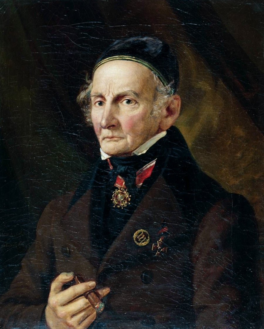 Портрет Ксавье де Местра работы П. Е. Заболотского, 1840 г. Источник: Wikimedia