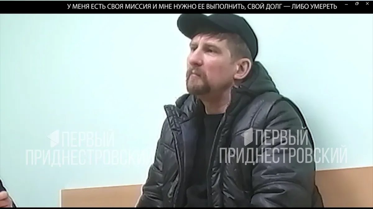 Vyacheslav Kisnichan. Screenshot: First Pridnestrovian TV channel