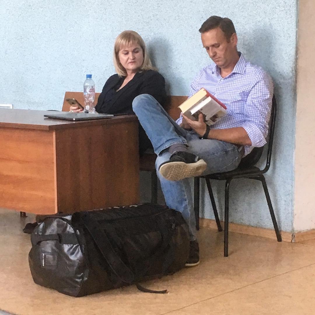 Ольга Михайлова и Алексей Навальный, фото: соцсети
