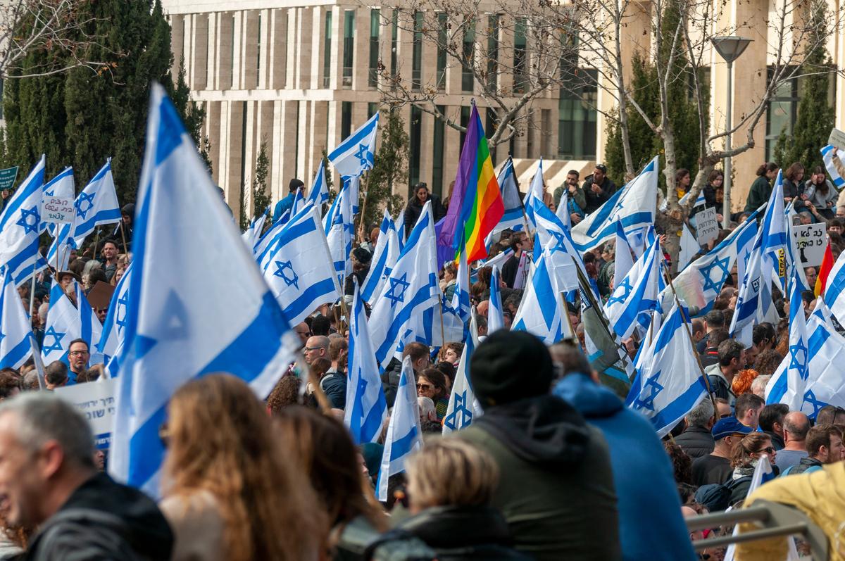 Акция протеста в Иерусалиме. Фото: Роман Янушевский