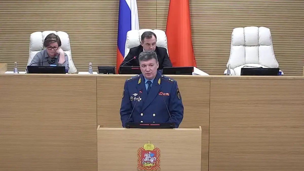 Photo: screenshot of regional parliament meeting broadcast