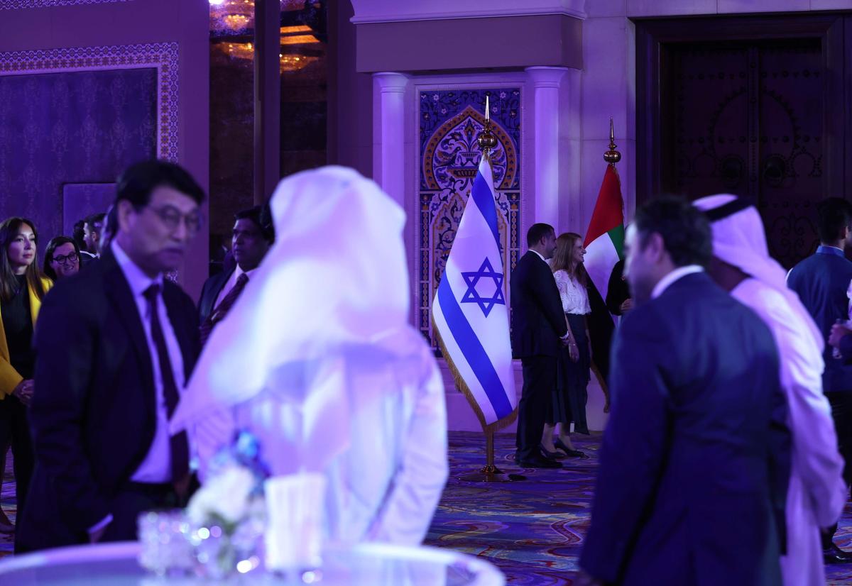 Празднование 75-й годовщины независимости Израиля в израильском консульстве в Дубае, май 2023 года. Фото: EPA-EFE / ALI HAIDER