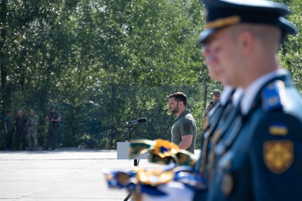 The Ukrainian Air Force Day on 6 august 2023. Source: the  website  of Ukraine’s President.