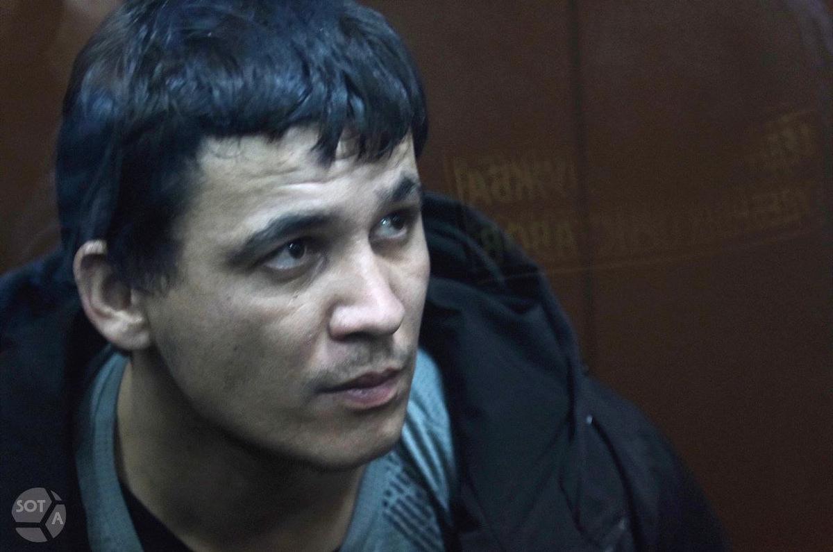 Десятый фигурант дела о теракте в «Крокусе» Якубджони Юсуфзода на суде, фото: SOTAvision