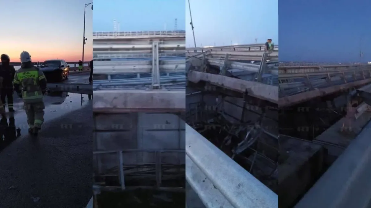 При взрыве на Крымском мосту погибла семейная пара из Белгородской области, их дочь ранена