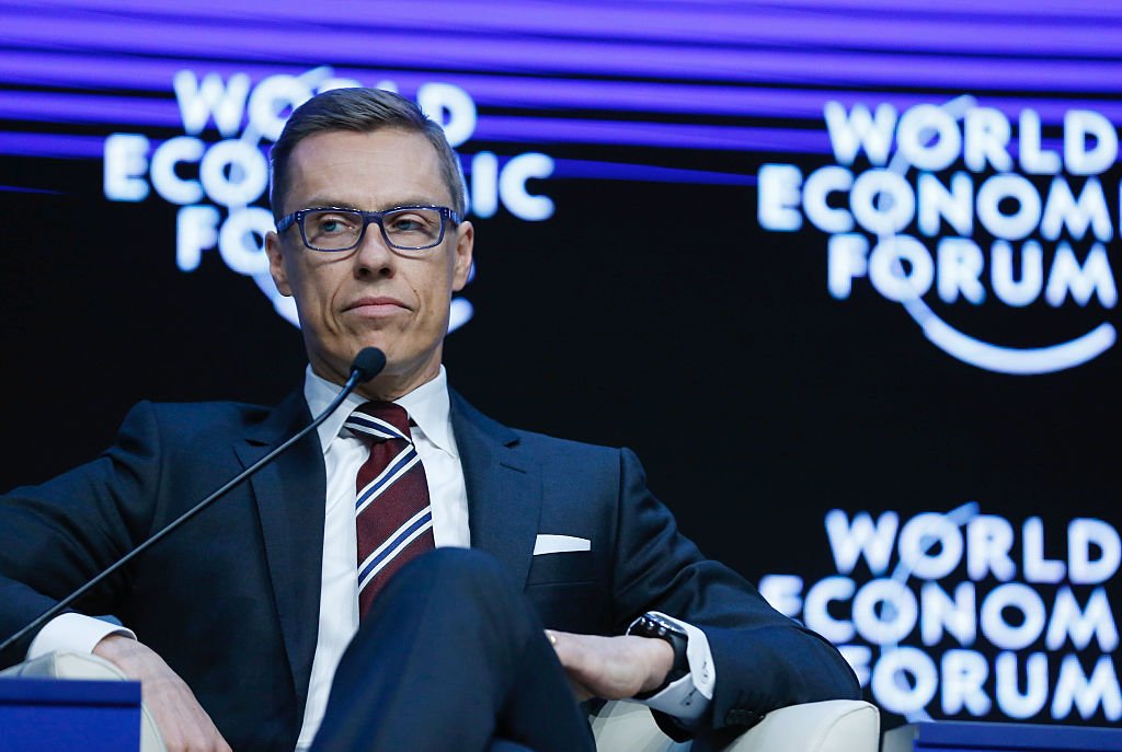 Александр Стубб на Международной экономическом форуме, 2015 год. Фото: Jason Alden / Bloomberg / Getty Images