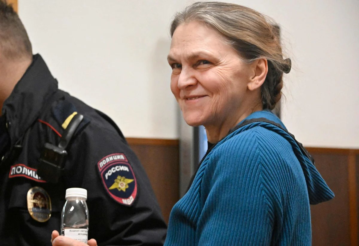 Nadezhda Kevorkova appears in court in Moscow, 22 November 2024. Photo: Alexander Nemenov / AFP / Scanpix / LETA