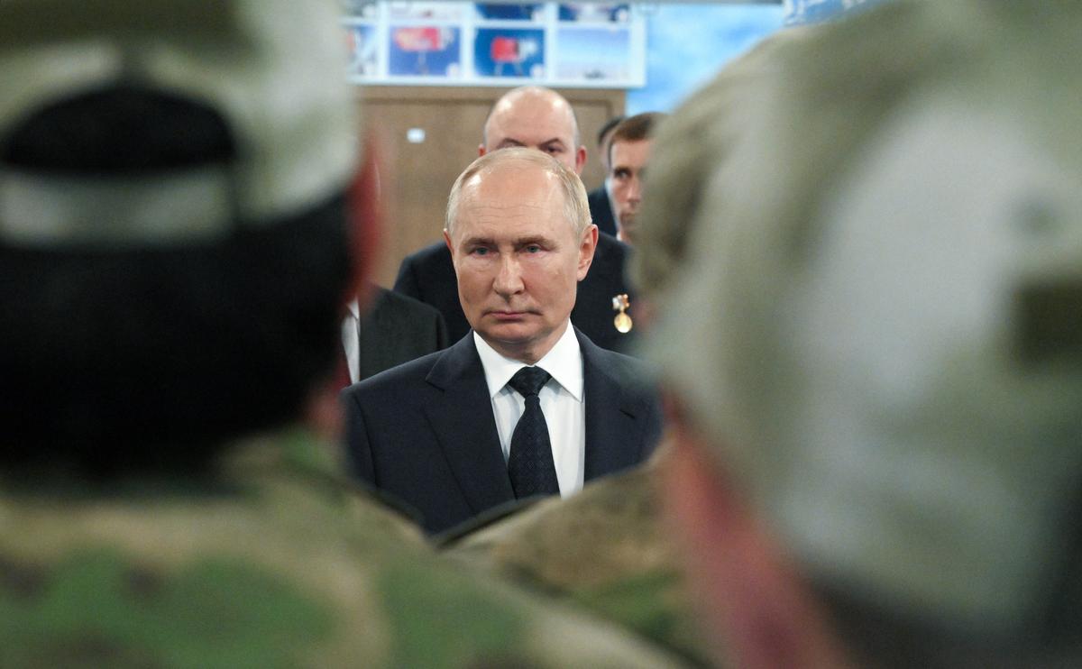 Vladimir Putin visits the Russian Special Forces University in Gudermes, Chechnya, 20 August 2024. Photo: EPA-EFE / ALEXEI DANICHEV / SPUTNIK / KREMLIN POOL