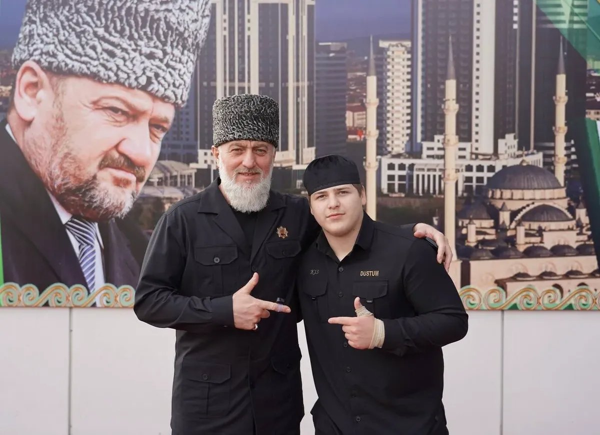 Delimkhanov and Adam Kadyrov. Photo: Delimkhanov/Telegram