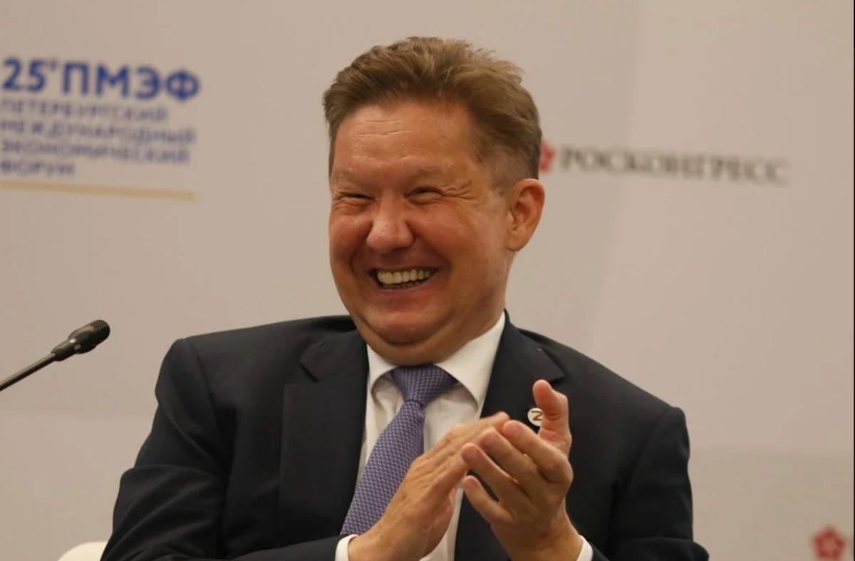Alexey Miller, Chairman of the management committee Gazprom. Photo: Maksim Konstantinov / SOPA Images / LightRocket / Getty Images