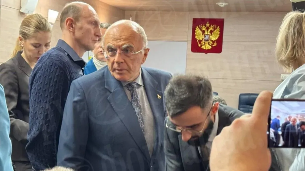 Александр Запесоцкий на заседании суда. Фото: «Фонтанка»