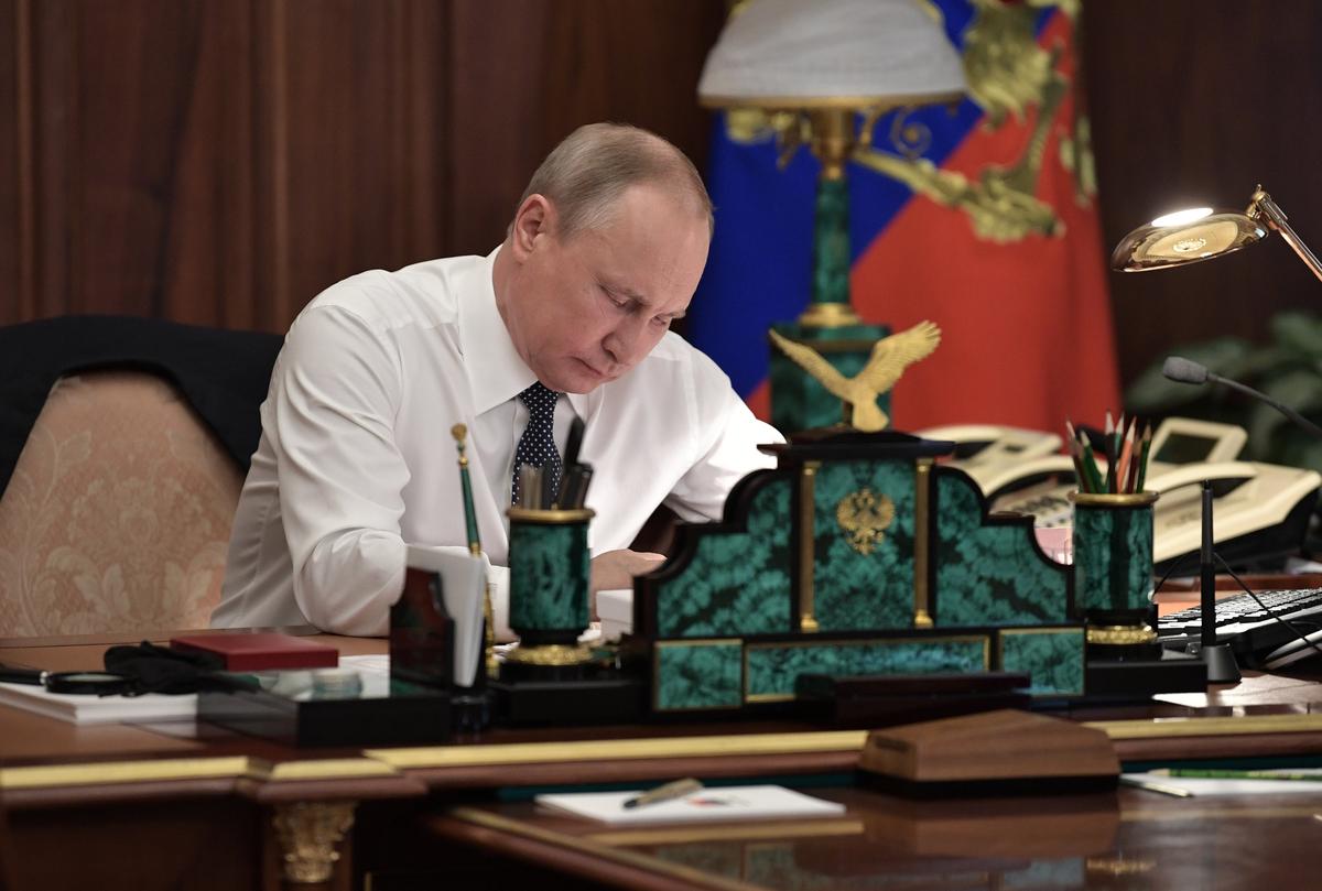Владимир Путин. Фото: EPA-EFE/ALEXEY NIKOLSKY