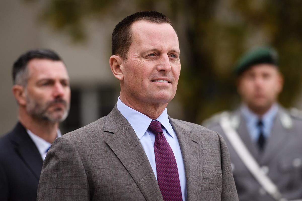 Richard Grenell in Berlin, 8 November 2019. Photo: EPA-EFE/CLEMENS BILAN