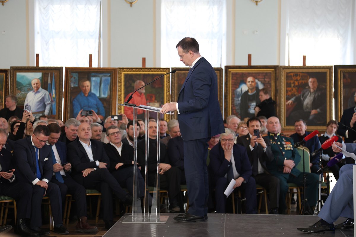 Съезд союза писателей, 3 марта 2025 года. Фото: страница союза писателей в VK