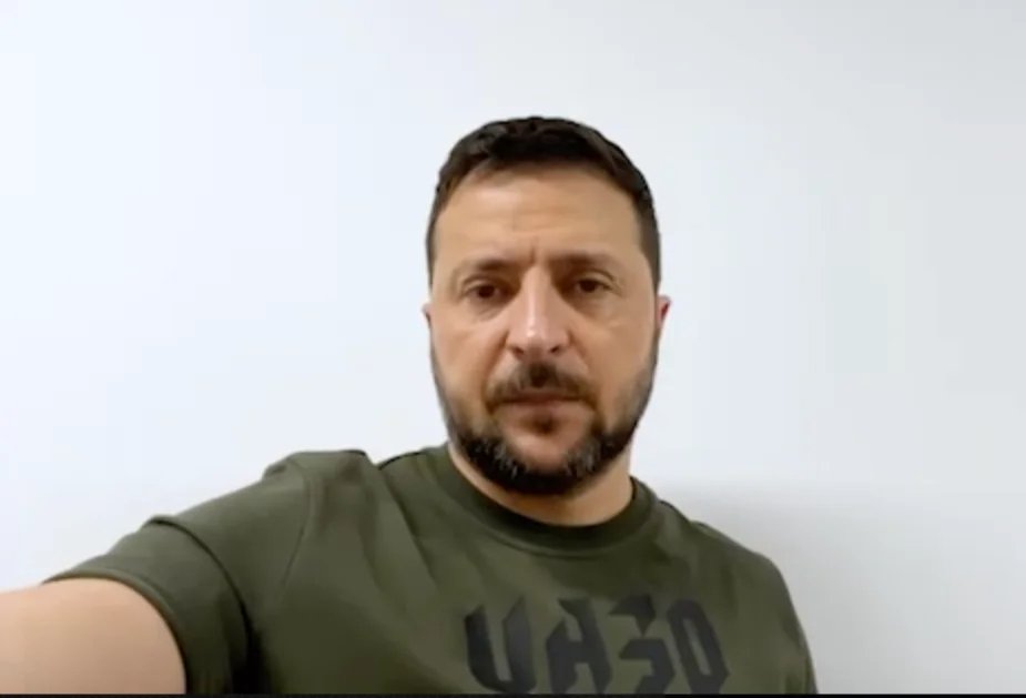 Photo: Zelensky’s video address