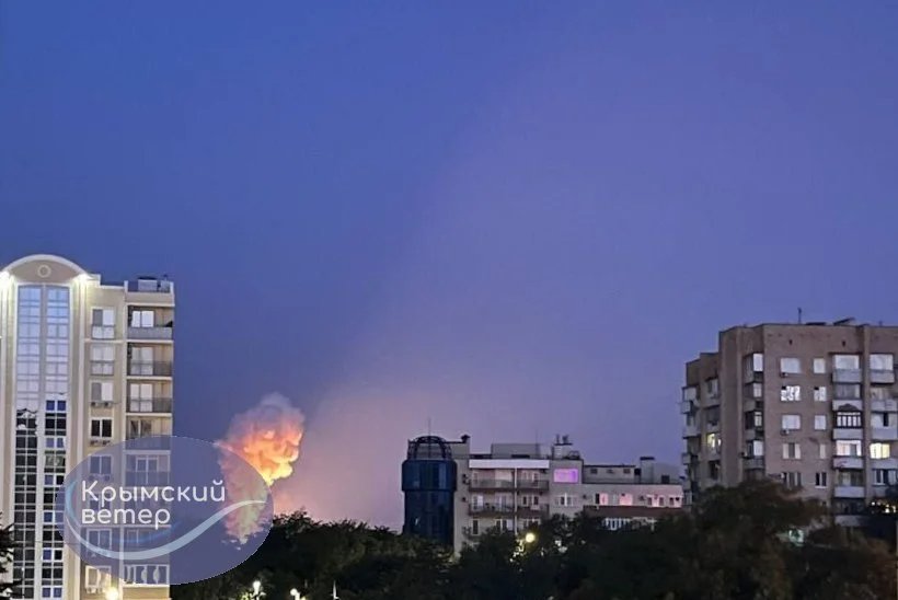 Yevpatoria explosion. Photo: social media