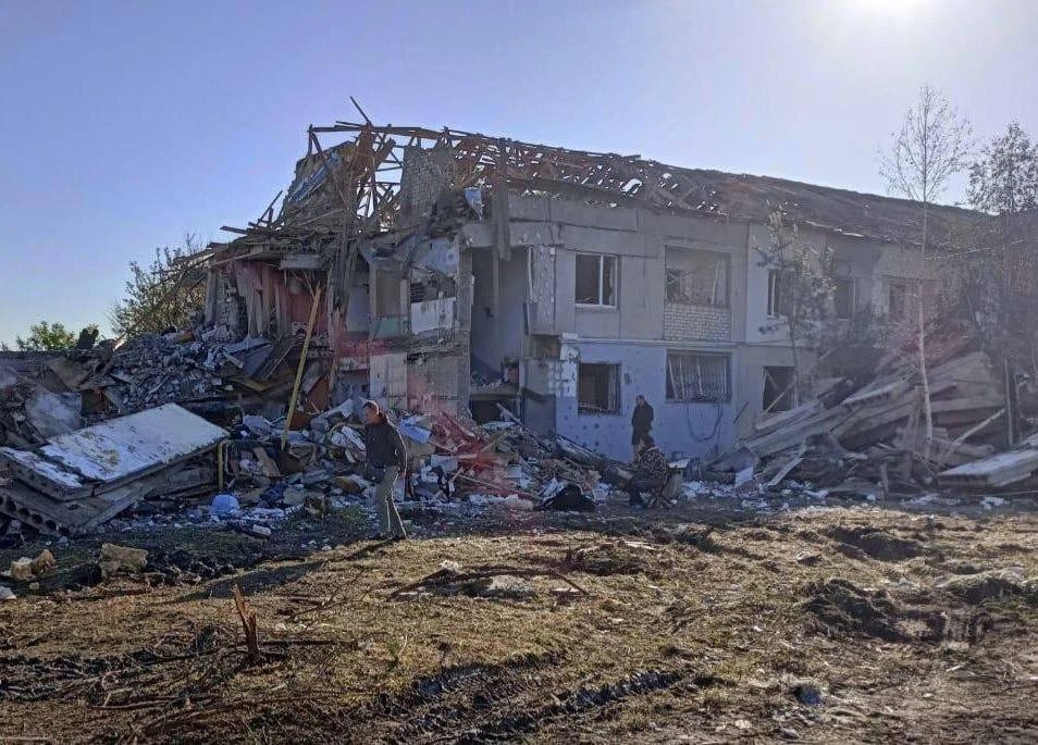 Photo of the destroyed building / Serhiy Lysak