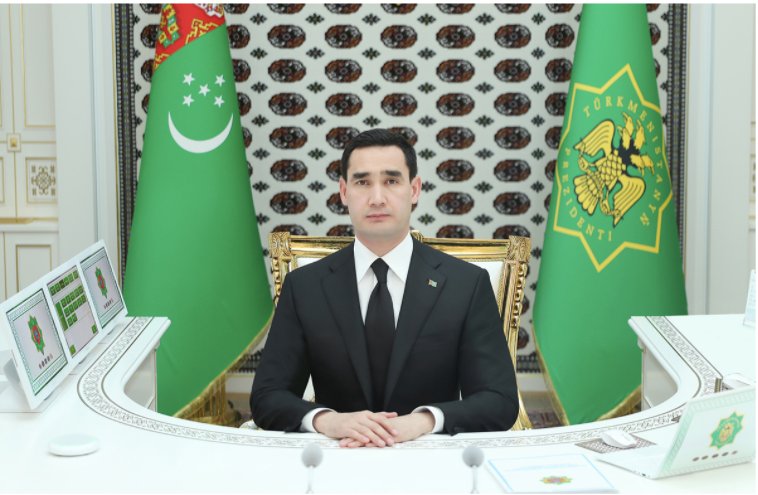 Сердар Бердымухамедов. Фото: turkmenistan.gov.tm