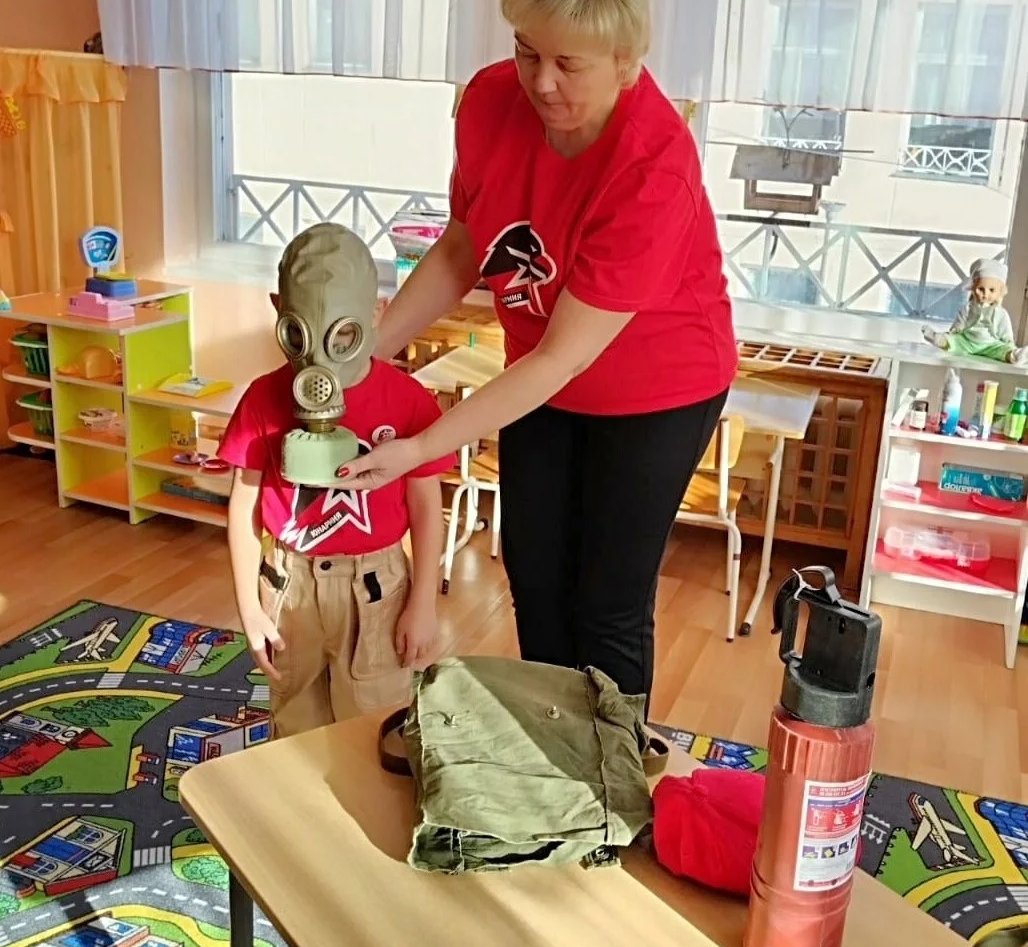 A kindergarten in the town of Sukhinichi in western Russia’s Kaluga region. Photo: social media