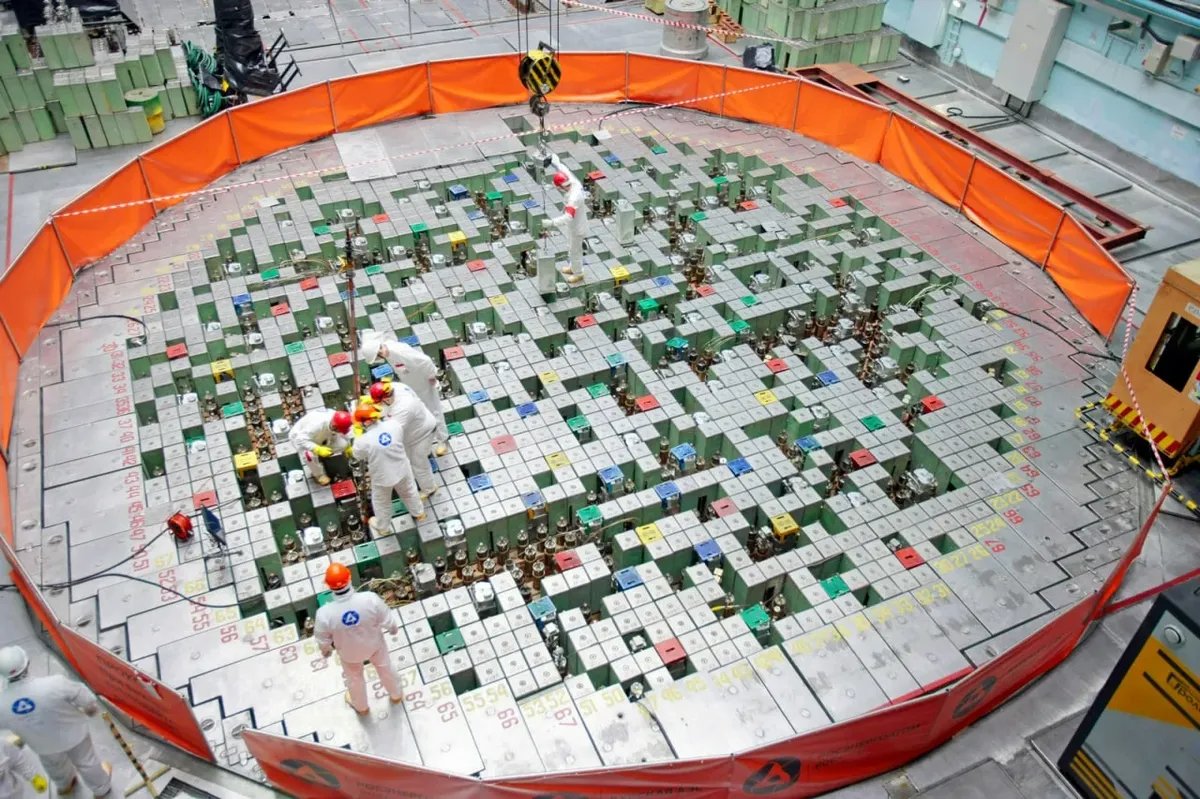 The RMBK-1000 reactor at the Kursk Nuclear Power Planet. Photo: Rosatom