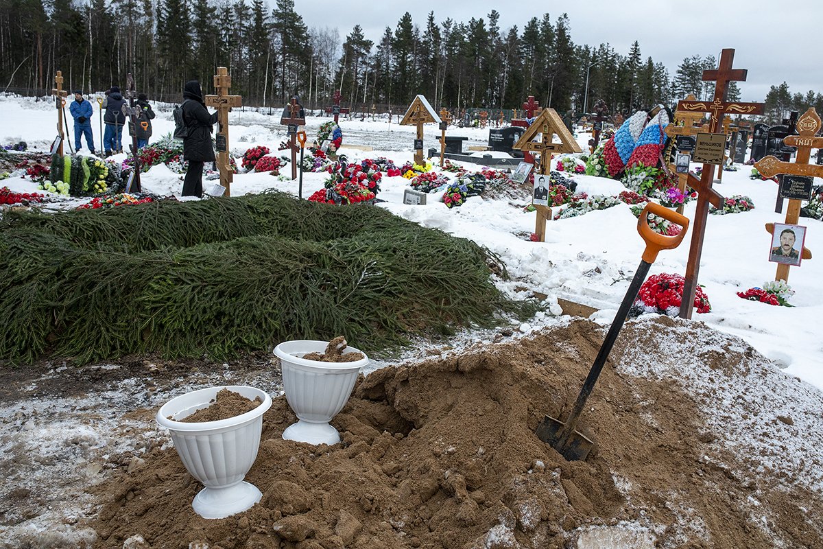 Похороны погибшего военнослужащего. Фото: Дмитрий Цыганов