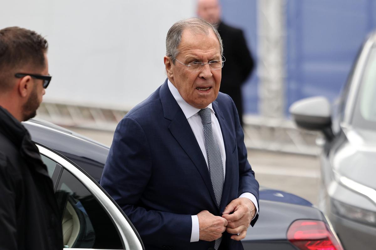 Russian Foreign Minister Sergey Lavrov arrives for the OSCE’s 31st Ministerial Council in Malta, 5 December 2024. Photo: EPA-EFE / Domenic Aquilina