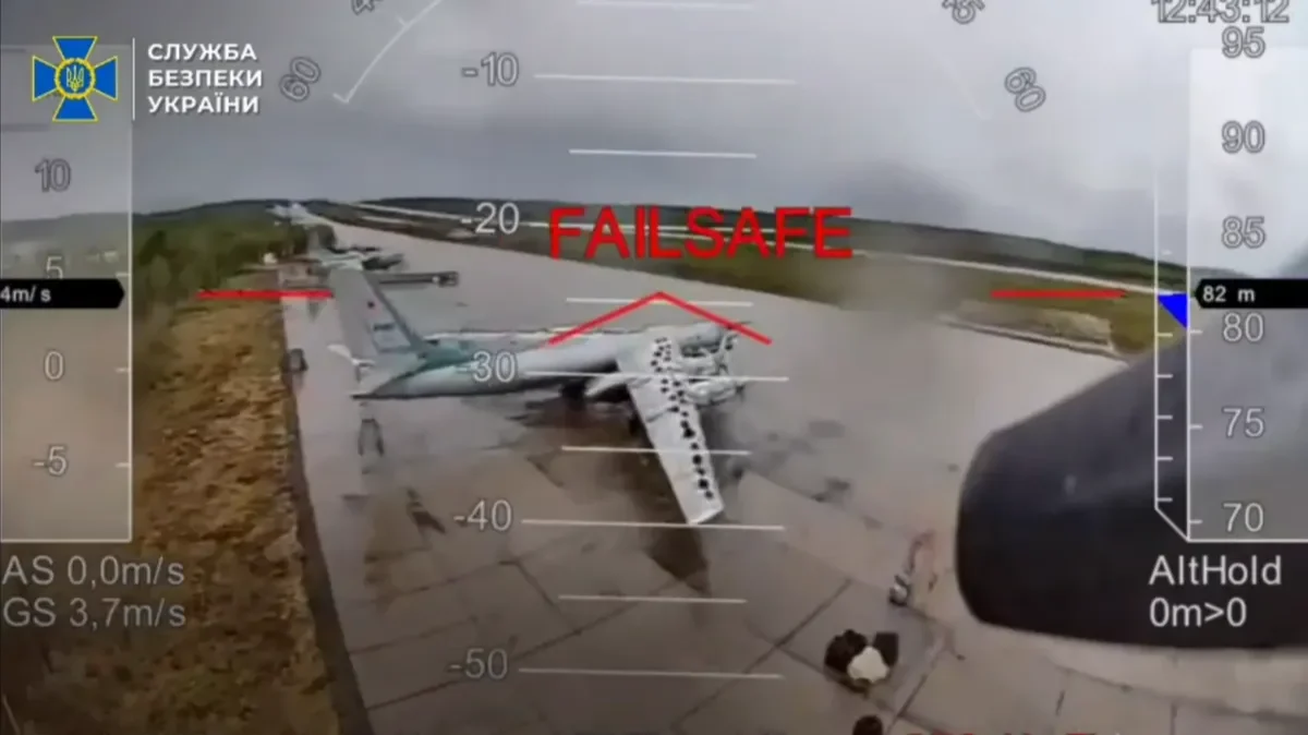 NATO says Ukrainian drone operation damaged 40 Russian aircraft, destroying up to 13