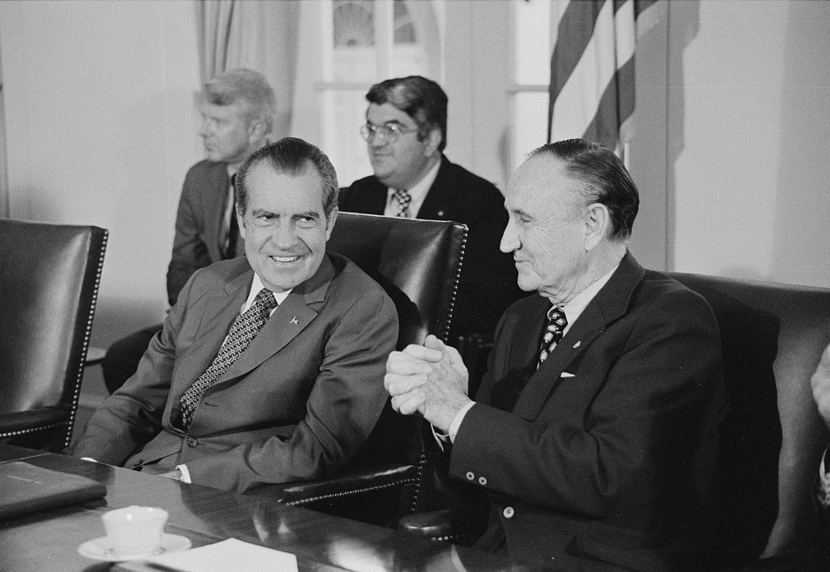 Nixon dhe Kissinger, 31 maj 1974. Foto: Koleksioni fotografik i revistës US News & World Report (Biblioteka e Kongresit)